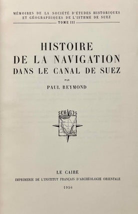 Histoire de la navigation dans le Canal de Suez