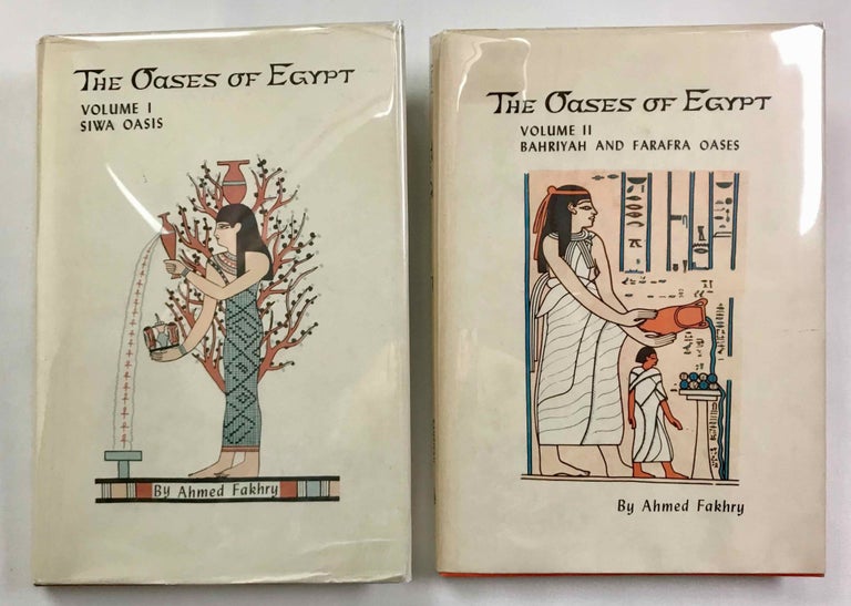 Item #M9586 The Oases of Egypt. Vol. I: Siwa Oasis. Vol. II: Bahriyah and Farafra Oases (complete set). FAKHRY Ahmed.[newline]M9586-00.jpeg