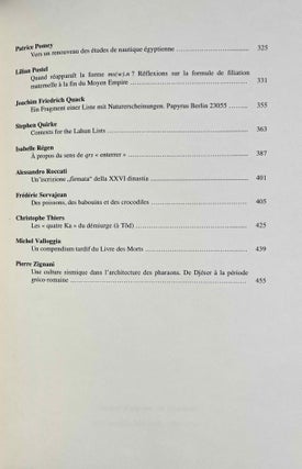 Verba manent. Recueil d'études dédiées à Dimitri Meeks. 2 volumes (complete set)