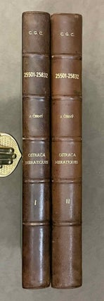 Ostraca hiératiques (Catalogue Général du Musée du Caire, Nos. 25501-25832)[newline]M9614-01.jpeg