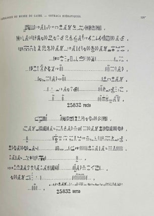 Ostraca hiératiques (Catalogue Général du Musée du Caire, Nos. 25501-25832)[newline]M9614-07.jpeg