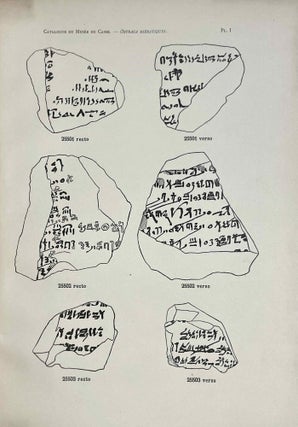 Ostraca hiératiques (Catalogue Général du Musée du Caire, Nos. 25501-25832)