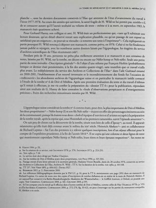 La tombe de Nefer-Hotep (I) et Neb-Nefer &agrave; Deir el-Medina [No 6] et autres documents les concernant. Vol. I: Texte[newline]M9622a-06.jpeg