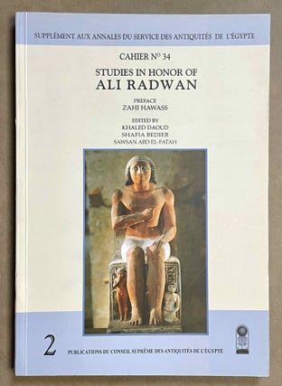 Item #M9631 Studies in honor of Ali Radwan. Vol. 2. RADWAN Ali - DAOUD Khaled Abdalla, in honorem[newline]M9631-00.jpeg
