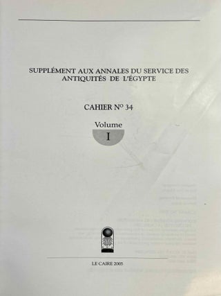 Studies in honor of Ali Radwan. Volumes 1, 2 & 3 (complete set)[newline]M9631a-04.jpeg