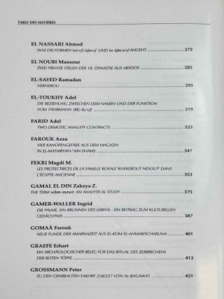 Studies in honor of Ali Radwan. Volumes 1, 2 & 3 (complete set)[newline]M9631a-07.jpeg