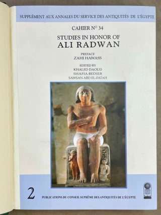 Studies in honor of Ali Radwan. Volumes 1, 2 & 3 (complete set)[newline]M9631a-10.jpeg