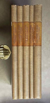 Item #M9635 Denkmäler aus Aegypten und Aethiopien. Text volumes 1 to 5 (complete text). FIRST...