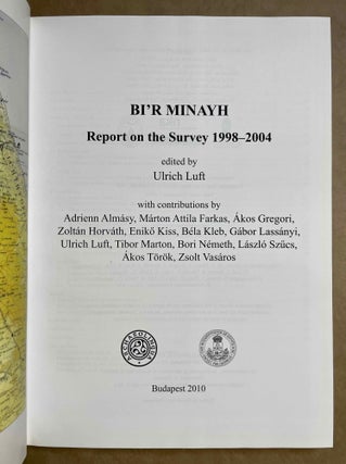 Bi'r Minayh. Report on the survey 1998-2004.[newline]M9642-01.jpeg