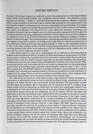 Across the Mediterranean - along the Nile. Studies in Egyptology, Nubiology and late Antiquity dedicated to László Török on the occasion of his 75th birthday. 2 volumes (complete set)