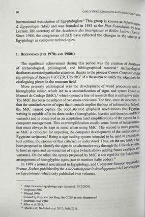 Handbook of Digital Egyptology: Texts