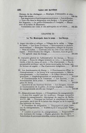 La vie municipale dans l'Egypte romaine