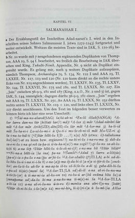 Einleitung in die assyrischen Königsinschriften. Erster Teil: Das zweite Jahrtausend v. Chr.