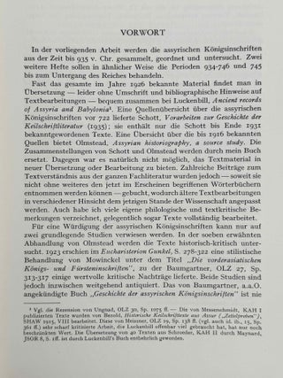 Einleitung in die assyrischen K&ouml;nigsinschriften. Erster Teil: Das zweite Jahrtausend v. Chr. Zweiter Teil: 934-722 V. Chr.