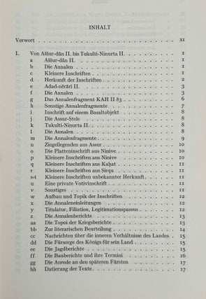Einleitung in die assyrischen Königsinschriften. Erster Teil: Das zweite Jahrtausend v. Chr. Zweiter Teil: 934-722 V. Chr.