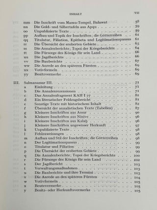 Einleitung in die assyrischen K&ouml;nigsinschriften. Erster Teil: Das zweite Jahrtausend v. Chr. Zweiter Teil: 934-722 V. Chr.