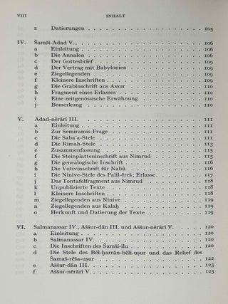 Einleitung in die assyrischen K&ouml;nigsinschriften. Erster Teil: Das zweite Jahrtausend v. Chr. Zweiter Teil: 934-722 V. Chr.