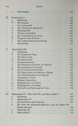 Einleitung in die assyrischen Königsinschriften. Erster Teil: Das zweite Jahrtausend v. Chr. Zweiter Teil: 934-722 V. Chr.