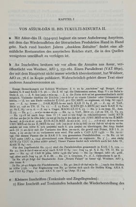 Einleitung in die assyrischen Königsinschriften. Erster Teil: Das zweite Jahrtausend v. Chr. Zweiter Teil: 934-722 V. Chr.