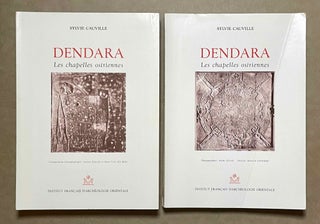 Item #M9676 Dendara. Les chapelles osiriennes. 2 volumes (complete set). CAUVILLE Sylvie[newline]M9676-00.jpeg