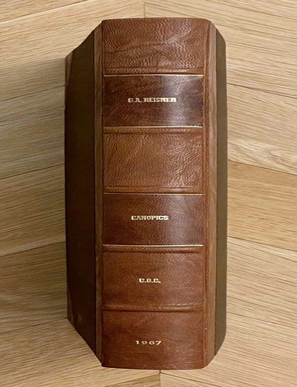 Item #M9722 Canopics (Catalogue G&eacute;n&eacute;ral du Mus&eacute;e du Caire 4001-4740 & 4977-5033). REISNER George Andrew.[newline]M9722-00.jpeg