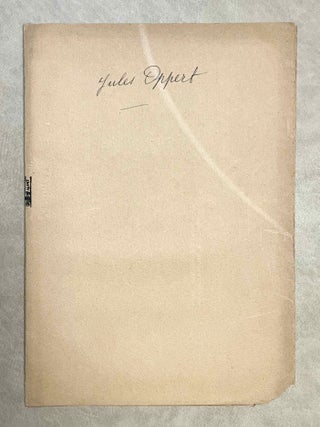 M&eacute;moires pr&eacute;sent&eacute;s par divers savants &agrave; l'Acad&eacute;mie des Inscriptions et Belles-Lettres de l'Institut Imp&eacute;rial de France. Premi&egrave;re s&eacute;rie: Sujets divers d'&eacute;rudition. Tome VIII, 1e partie. Etude sur le monument bilingue de Delphes. M&eacute;moire sur la date historique d'un renouvellement de la p&eacute;riode sothiaque, l'antiquit&eacute; et la constitution de cette p&eacute;riode. M&eacute;moire sur cette question: La pr&eacute;cession des &eacute;quinoxes a-t-elle &eacute;t&eacute; connue des Egyptiens ou de quelque autre peuple avant Hipparque? M&eacute;moire sur les rapports de l'Egypte et de l'Assyrie dans l'antiquit&eacute;, d'apr&egrave;s les textes cun&eacute;iformes.[newline]M9724-17.jpeg