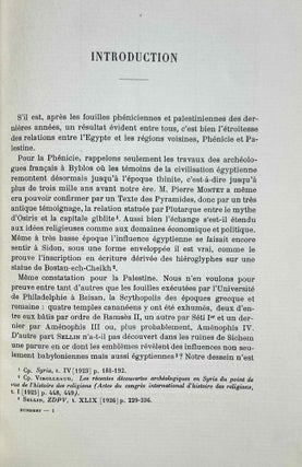 Recherches sur les sources égyptiennes de la littérature sapientiale d'Israëls