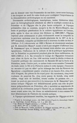 Recherches sur les sources égyptiennes de la littérature sapientiale d'Israëls