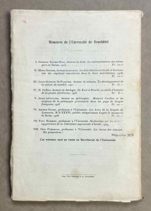 Recherches sur les sources égyptiennes de la littérature sapientiale d'Israëls
