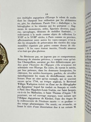 Lettre &agrave; M. Dacier, secr&eacute;taire perp&eacute;tuel de l'Acad&eacute;mie Royale des Inscriptions et Belles-Lettres, relative &agrave; l'alphabet des hi&eacute;roglyphes phon&eacute;tiques. Employ&eacute;s par les Egyptiens pour inscrire sur leurs monuments les titres, les noms et les surnoms des souverains grecs et romains. Postface de Jean-Claude Goyon.