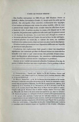 Notes sur les origines de l'Egypte d'après les fouilles récentes