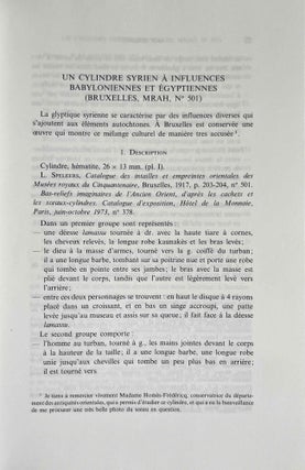 Miscellanea in honorem Joseph Vergote
