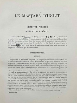 Le Mastaba d'Idout