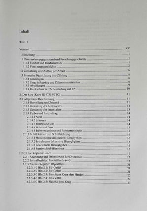 Sarg und Sarkophag der Aaschyt (Kairo JE 47355 und 47267). 2 volumes (complete set)