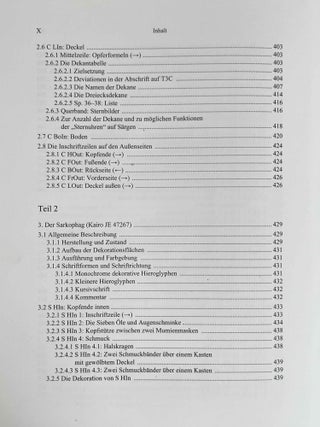 Sarg und Sarkophag der Aaschyt (Kairo JE 47355 und 47267). 2 volumes (complete set)