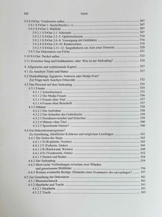 Sarg und Sarkophag der Aaschyt (Kairo JE 47355 und 47267). 2 volumes (complete set)