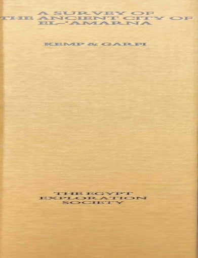 Item #M9784b A survey of the ancient city of El-Amarna. KEMP Barry J. - GARFI Salvatore.[newline]M9784b-00.jpeg