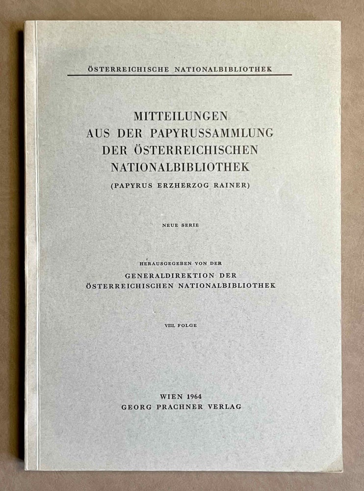 Item #M9786 Der Kampf um den Panzer des Inaros (Papyrus Krall). BRESCIANI Edda.[newline]M9786-00.jpeg