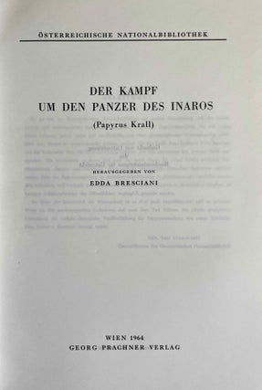 Der Kampf um den Panzer des Inaros (Papyrus Krall)