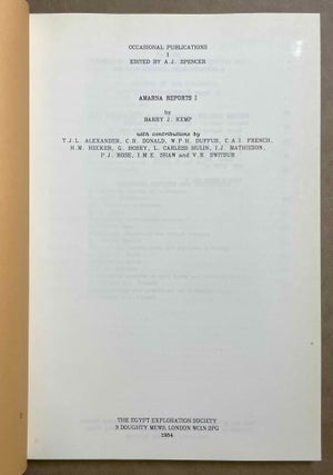 Amarna Reports I-VI (complete set)