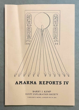 Amarna Reports I-VI (complete set)[newline]M9801-17.jpeg