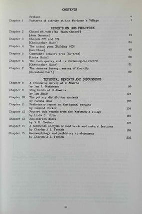 Amarna Reports I, II, IV, V and VI (missing only vol. III)