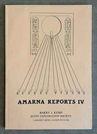 Amarna Reports I, II, IV, V and VI (missing only vol. III)