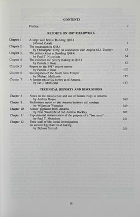 Amarna Reports I, II, IV, V and VI (missing only vol. III)
