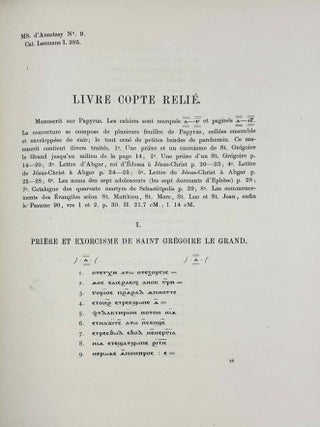 Manuscrits coptes du Mus&eacute;e d'antiquit&eacute;s des Pays-Bas &agrave; Leide
