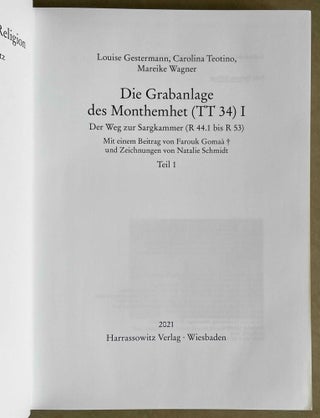 Die Grabanlage des Monthemhet (TT 34) I. Der Weg zur Sargkammer (R 44.1 bis R 53). Teile 1-4 (complete set)[newline]M9823-02.jpeg