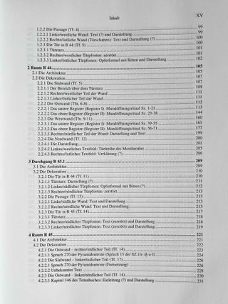 Die Grabanlage des Monthemhet (TT 34) I. Der Weg zur Sargkammer (R 44.1 bis R 53). Teile 1-4 (complete set)