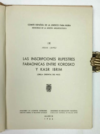 Las inscripciones rupestres fara&oacute;nicas entre Korosko y Kasr Ibrim (orilla oriental del Nilo)[newline]M9831-01.jpeg