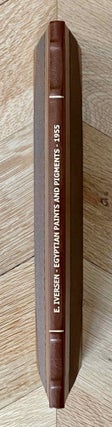 Item #M9864 Some ancient Egyptian paints and pigments. A lexicographical study. IVERSEN Erik