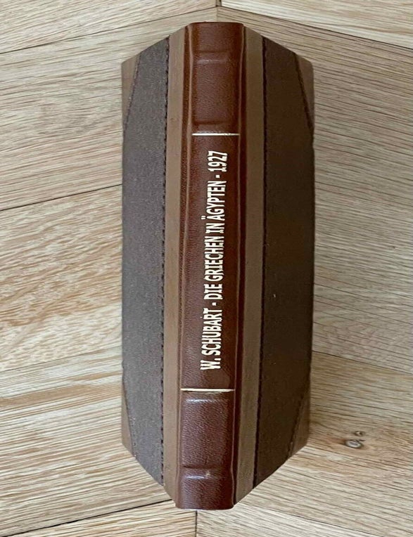 Item #M9865 Die Griechen in &Auml;gypten. SCHUBART Wilhelm.[newline]M9865-00.jpeg